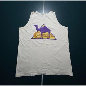 Vintage 1995 Camel Genuine Cigarettes Graphic Promo Tank Top Size XL USA Made